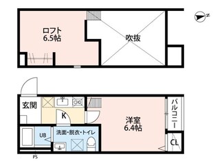 仙台駅 徒歩15分 2階の物件間取画像